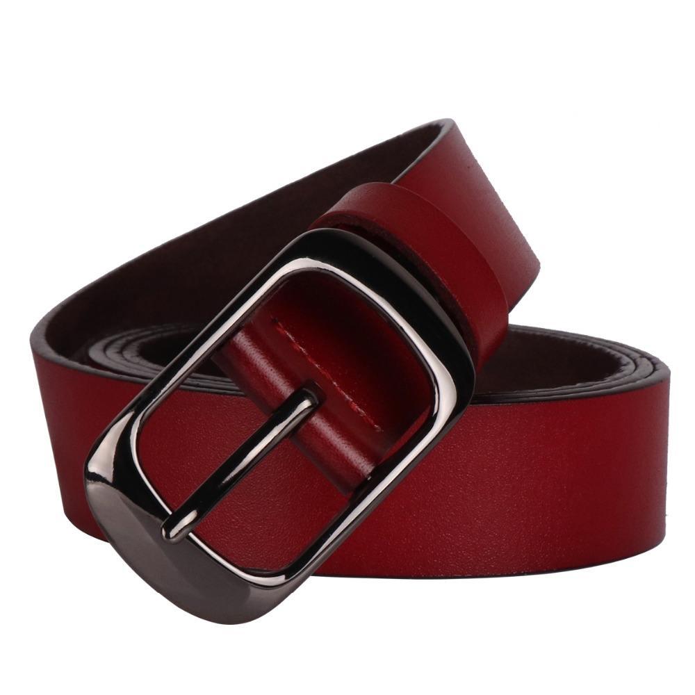 Women's strap casual all-match Women brief genuine leather belt women strap pure color belts Top quality jeans belt WH001