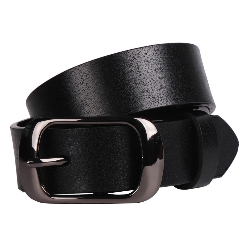 Women's strap casual all-match Women brief genuine leather belt women strap pure color belts Top quality jeans belt WH001