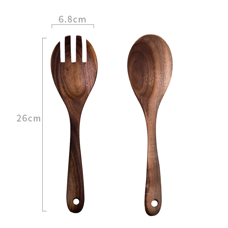 Acacia Spoon and Fork Set