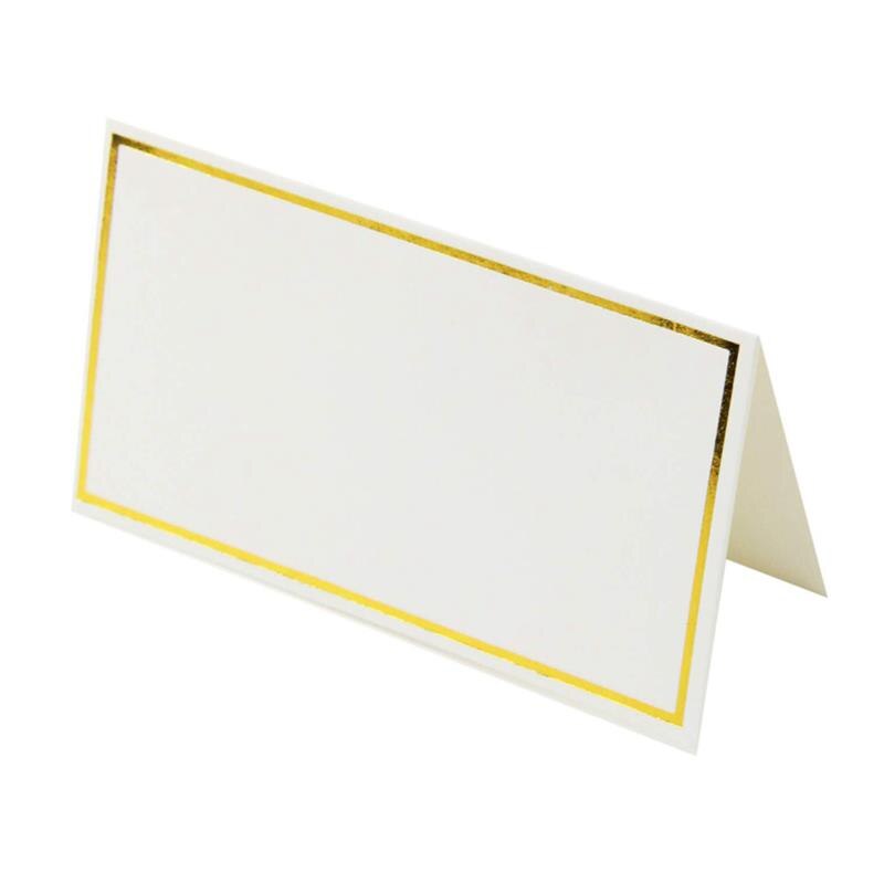 White Cards for Wedding Party