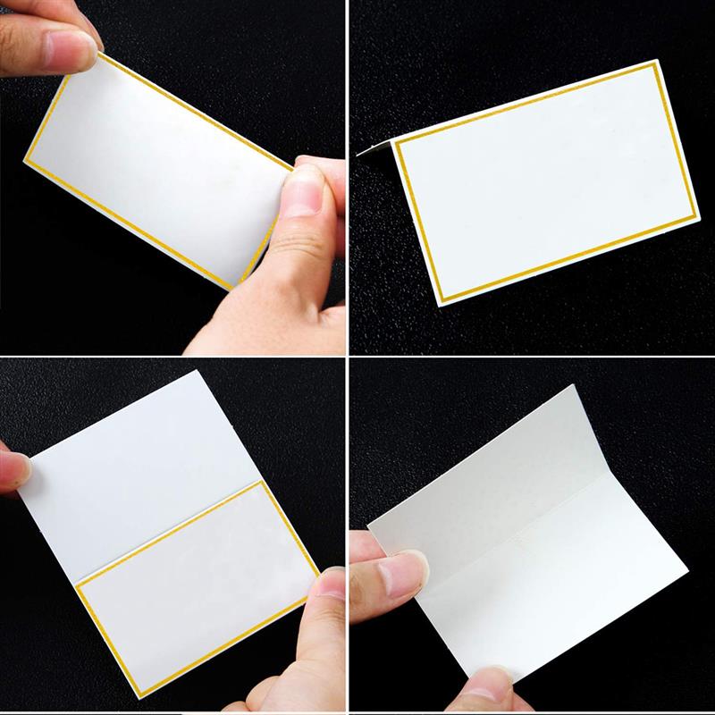 White Cards for Wedding Party