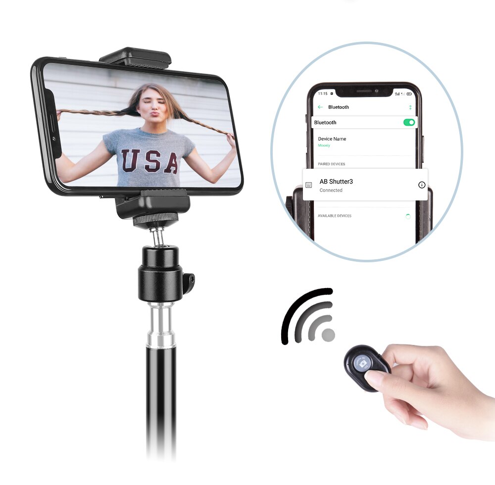 Aluminum Selfie Tripod for Phone Camera
