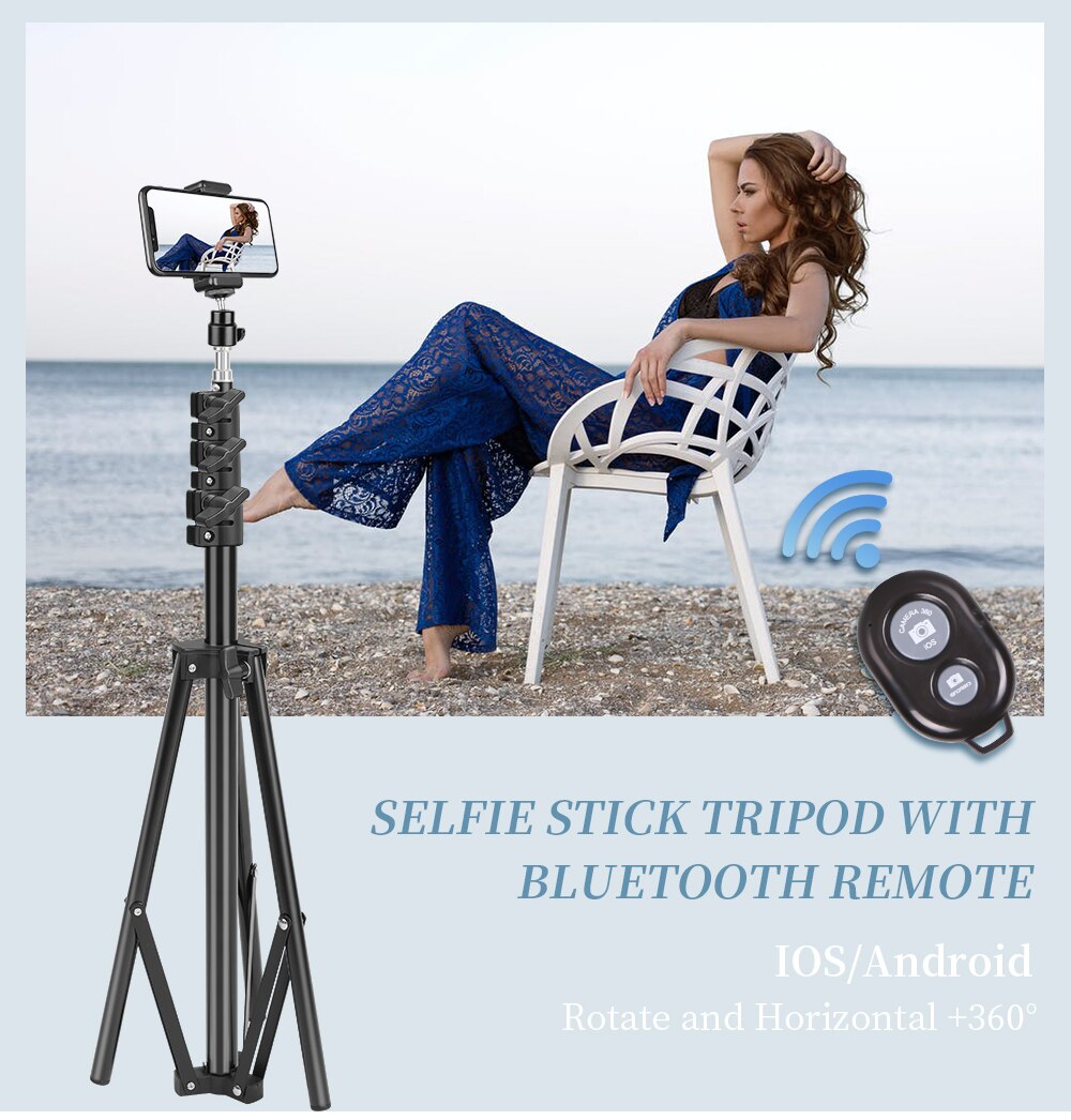 Aluminum Selfie Tripod for Phone Camera