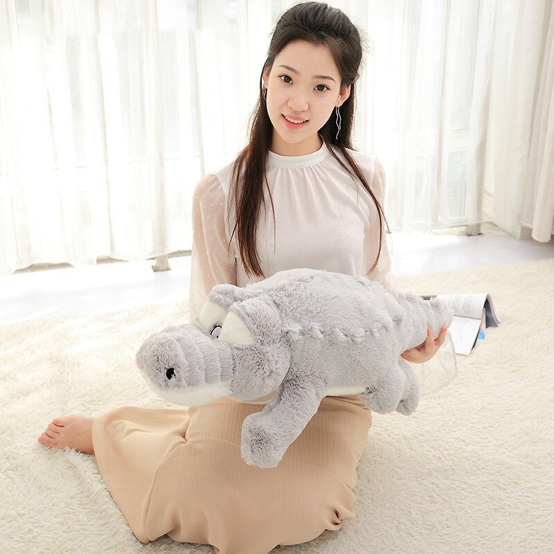 Cartoon Crocodile Plush Pillow Toy