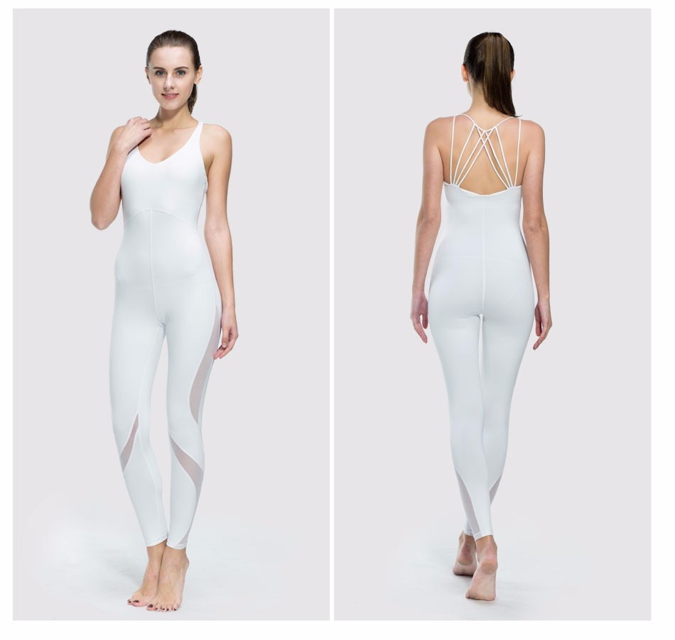 Breathable Mesh Yoga Women's Bodysuit