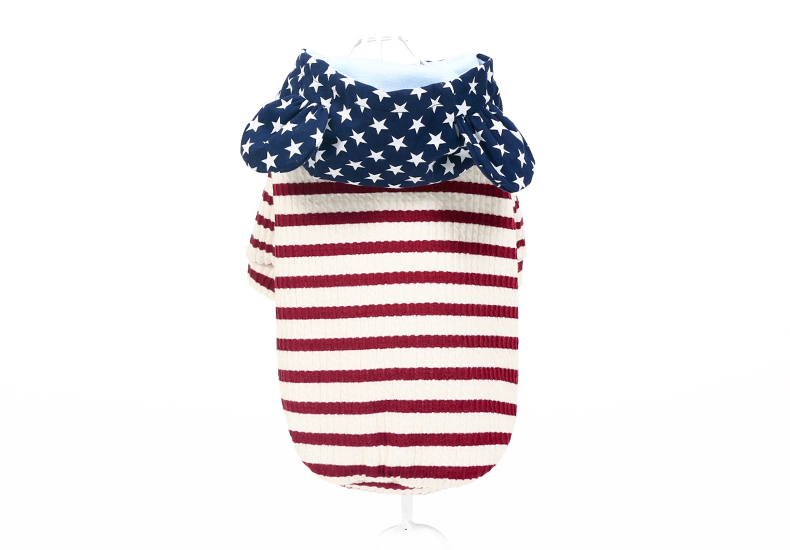 American Flag Hoodie for Pet