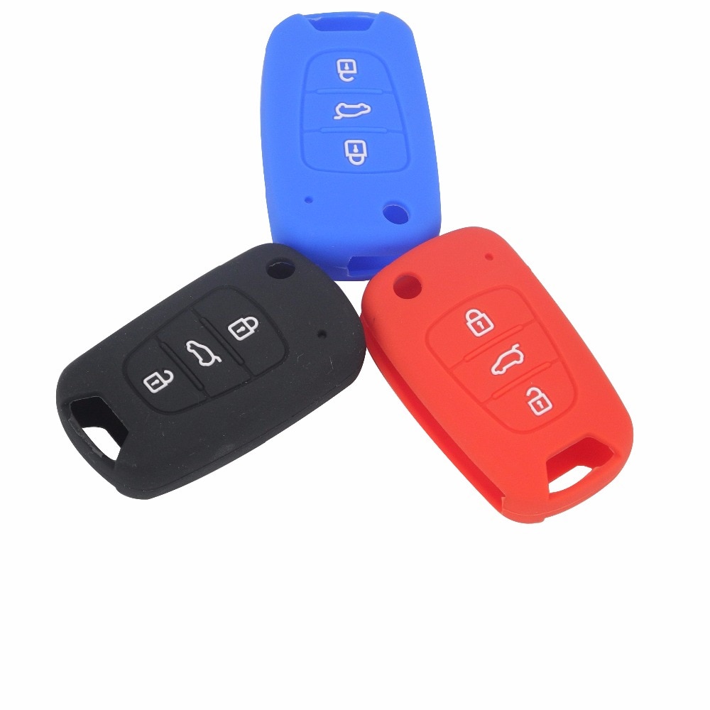 Silicone Car Key Cover For Kia and Hyundai