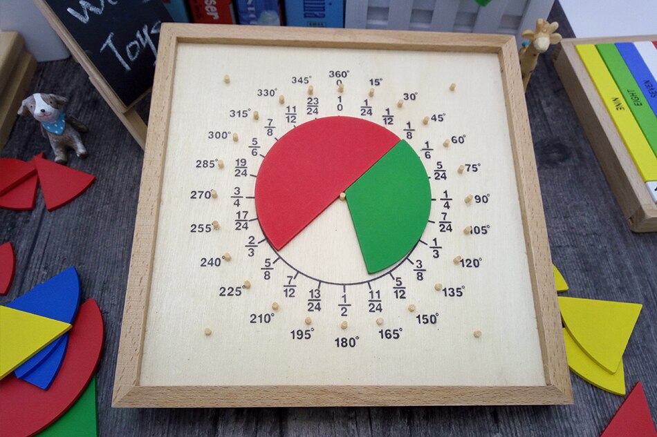 Kid's Wooden Montessori Math Toy