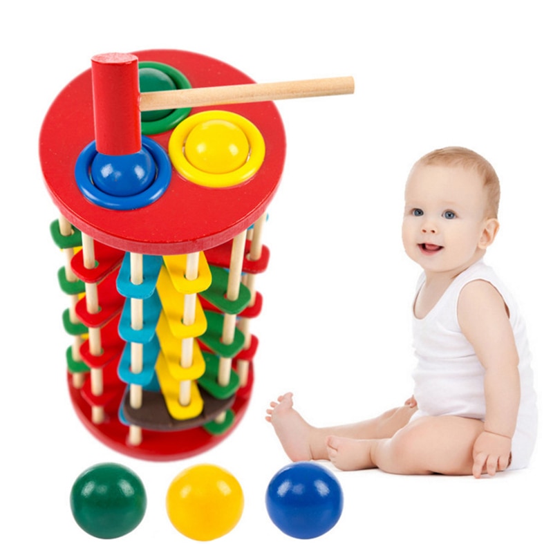 Kid's Knock The Ball Montessori Toy