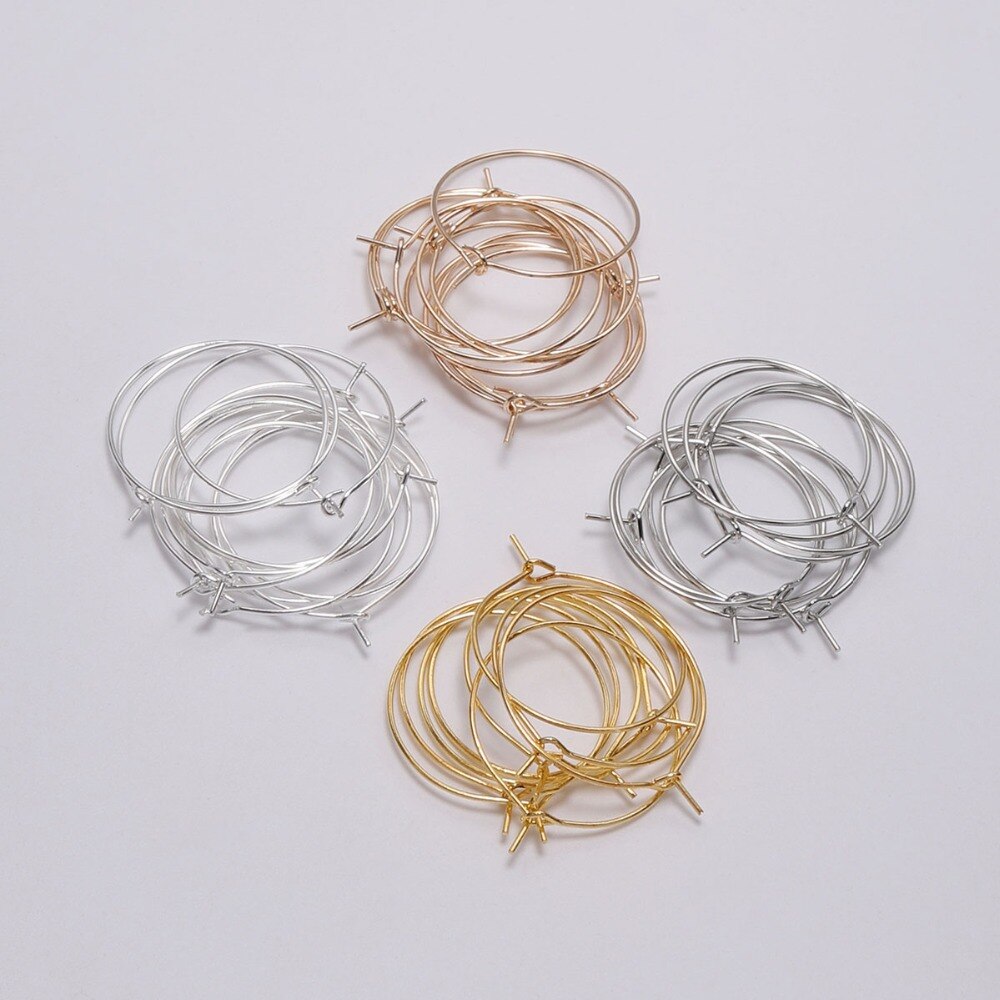 Metal Hoop Components for Earrings
