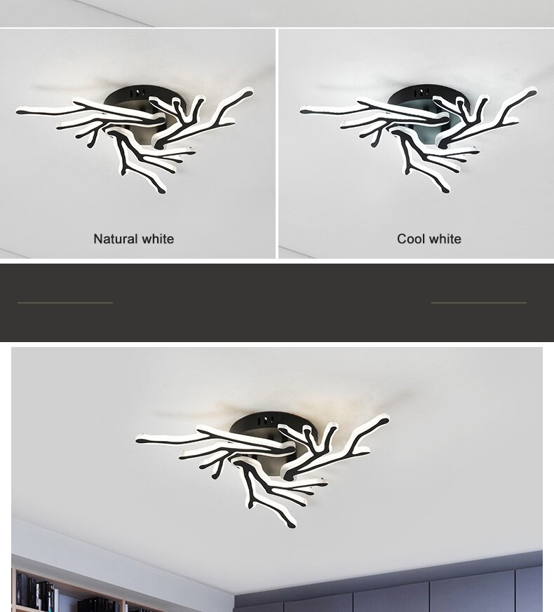 Creative Wedge Ceiling Light with Remote Control