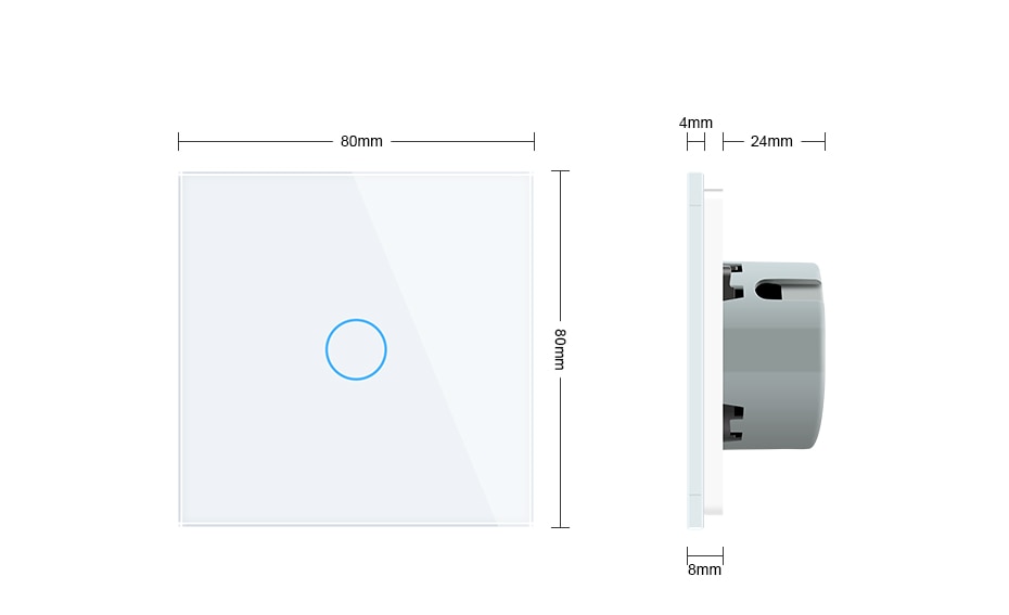 EU Standard Touch Wall Switch