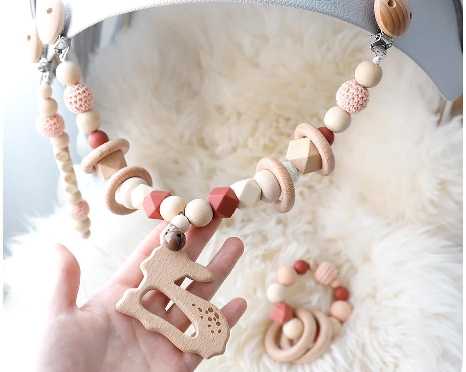Wooden Toy Clip for Babies